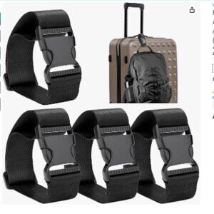🟠 4 for $25 🟠 ADD A BAG LUGGAGE STRAPS - SET OF 4